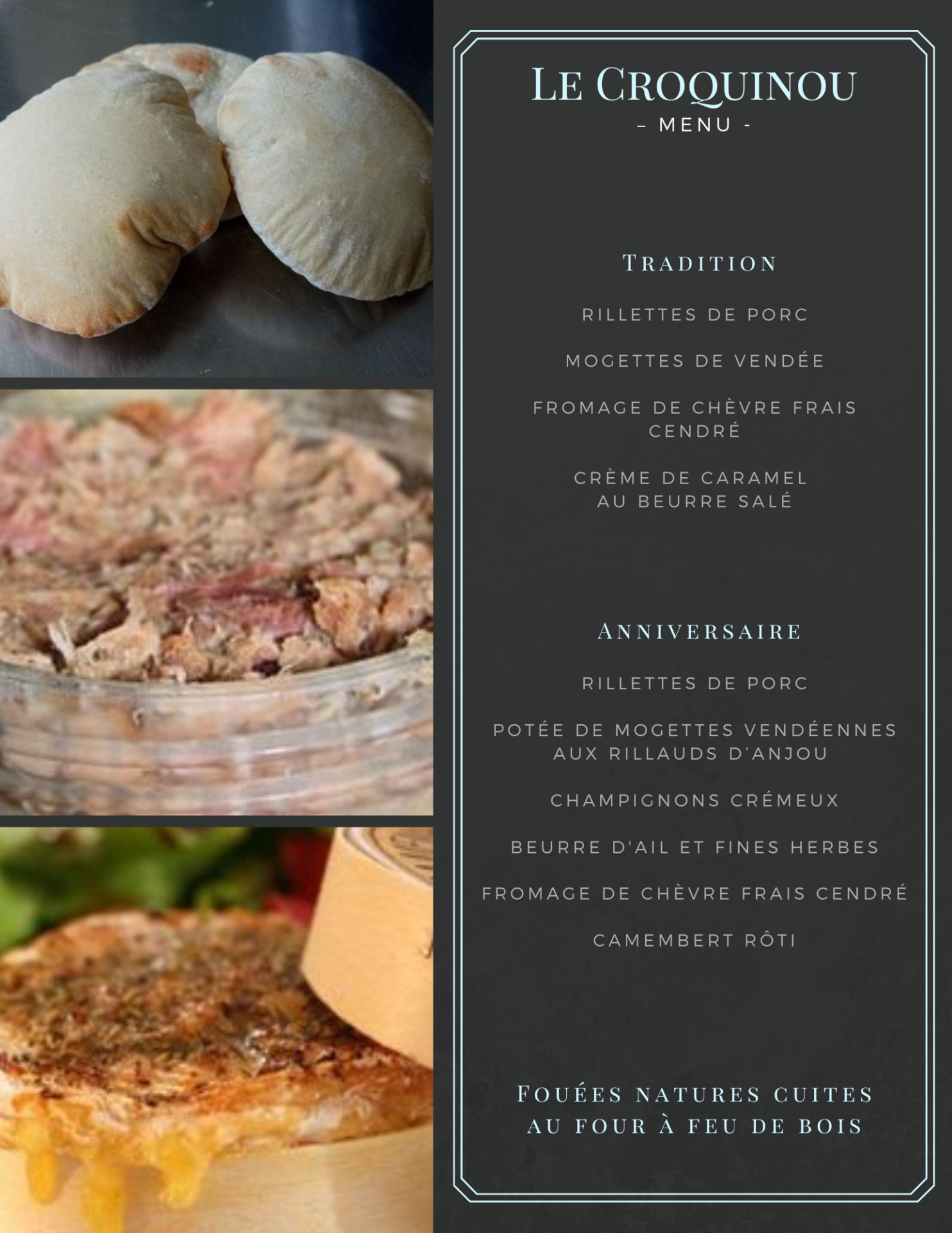 menu tradition et anniversaire 2023